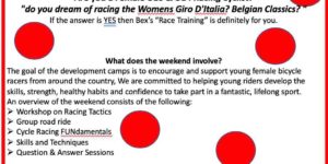 Girls Youth Cycling Race Training Development Weekend